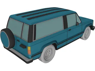 Isuzu Trooper (1986) 3D Model