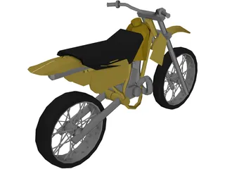 Kawasaki KX-80 (1982)  3D Model