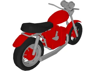 Yamaha 650 (1976)  3D Model