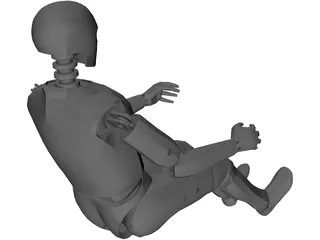 Crash Test Dummy 3D Model