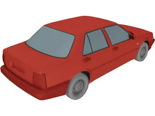 Lancia Thema 8.32 (1987) 3D Model