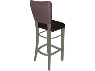 Stool Bar Princeton 3D Model