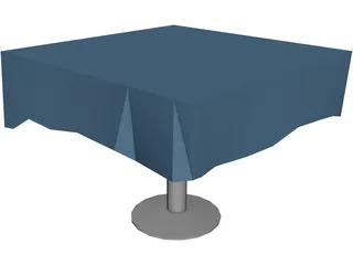 Table Cloth Princeton 3D Model