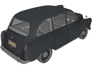 Austin FX4 Taxi 3D Model