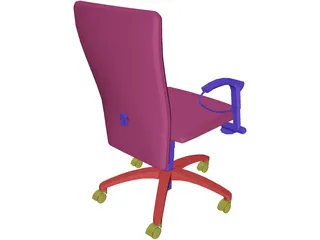 Chair Arms Task 3D Model