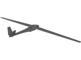 Segelfliegen Glider 3D Model