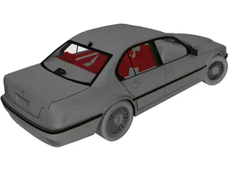 BMW 735Li 3D Model