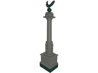 Prospect Park Entry Pillar 3D Model