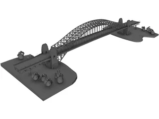 Iron Bridge 3D Model