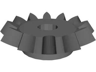 Bevel Pinion 3D Model