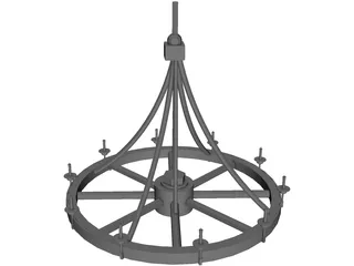 Lustre Far-West 3D Model