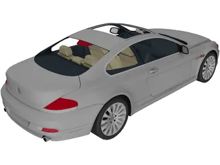 BMW 6-series Coupe 3D Model