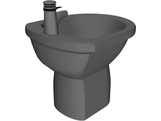 White Bidet 3D Model