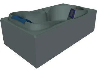 Custom Bathtub 3D Model