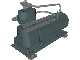 AC&R Compressor 3D Model