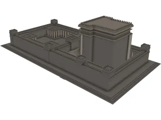 Second Temple 3D Model