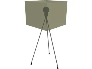 Kwadratowa Lamp 3D Model