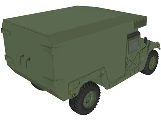 M997 Ambulance 3D Model