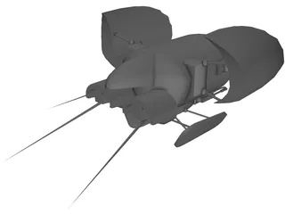 Martian Flyer 3D Model