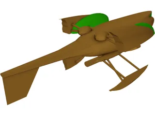 Martian Flyer 3D Model