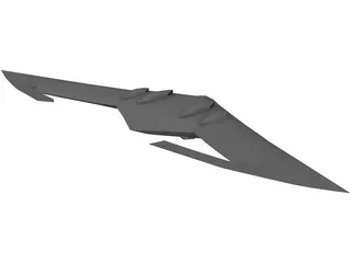 B-2 Stealth Bomber 3D Model