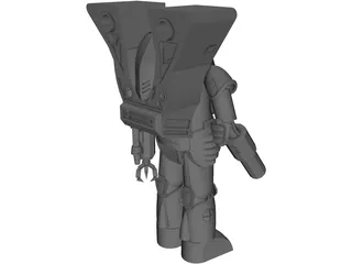 Battletech Elemental 3D Model