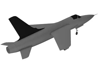 F-105 Thunderchief 3D Model