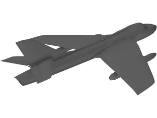 Hawker Hunter 3D Model