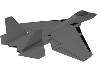 Sukhoi Su-60 Stealth 3D Model