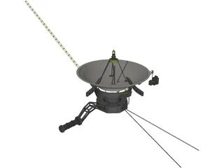 Voyager Probe 3D Model