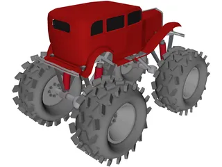 Monster Truck 3D Model