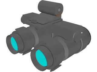 ITT F-4949 Night Vision Goggles 2 3D Model