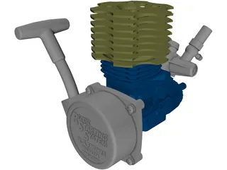 RC OS 15CV Max Model Engine 3D Model