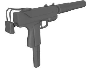 Uzi Silent 3D Model