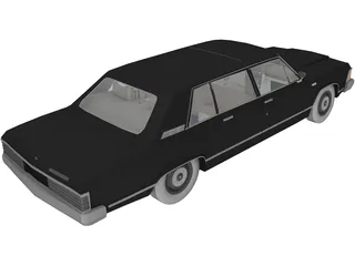 GAZ-14 Chaika (1977) 3D Model