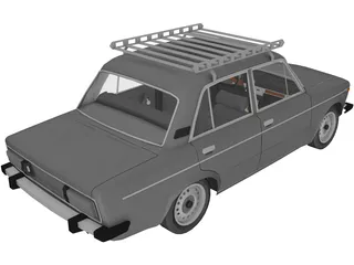 VAZ 2106 Lada 3D Model