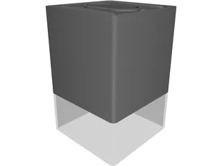 Apple Cube 3D Model