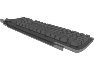 Keyboard Apple 3D Model