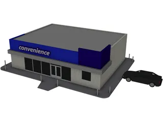 Convenience Store 3D Model