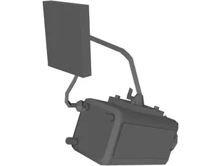 Video Security Camera 3D Model