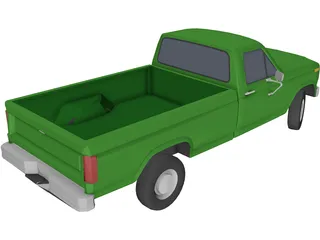 Ford F-Series Truck (1984) 3D Model