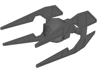 Star Wars Tie Intruder 3D Model