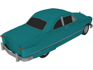 Ford Club Coupe Classic (1949) 3D Model