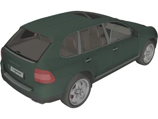 Porsche Cayenne Turbo (2005) 3D Model