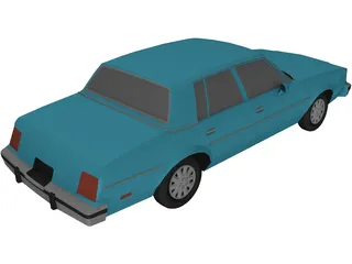 Oldsmobile Cutlass Brougham (1981) 3D Model