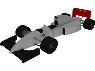 Race Car 3D Model