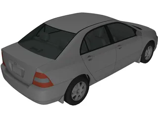 Toyota Corolla (2000) 3D Model