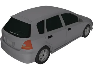 Honda Civic (2000) 3D Model