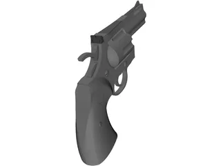 Colt Python 2 Inch Snub 3D Model