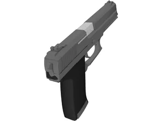 Hekler Koch Mk 23 SOCOM 3D Model